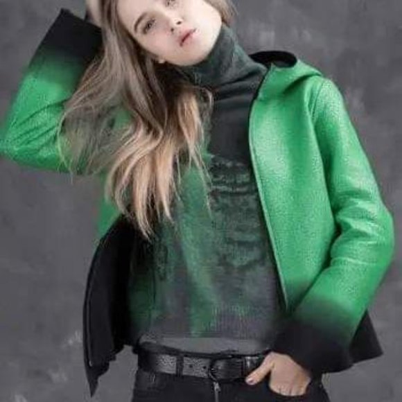Brand new beautiful green spring /fall jacket - Picture 4 of 4